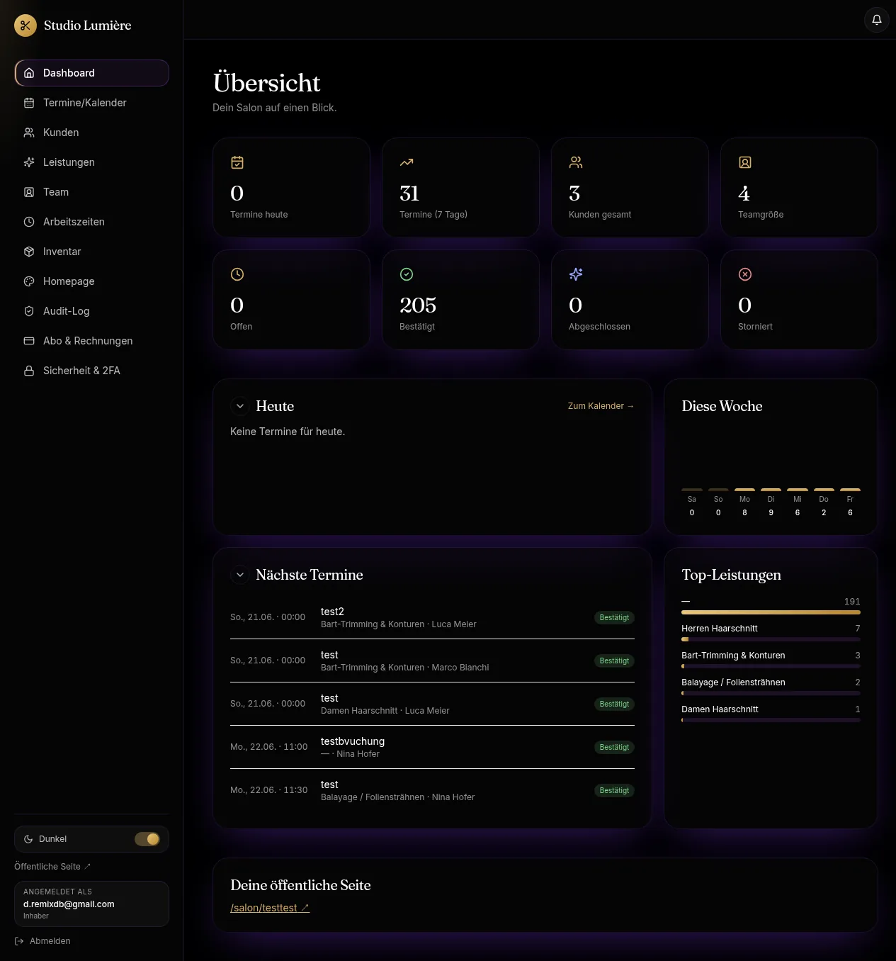 Dashboard