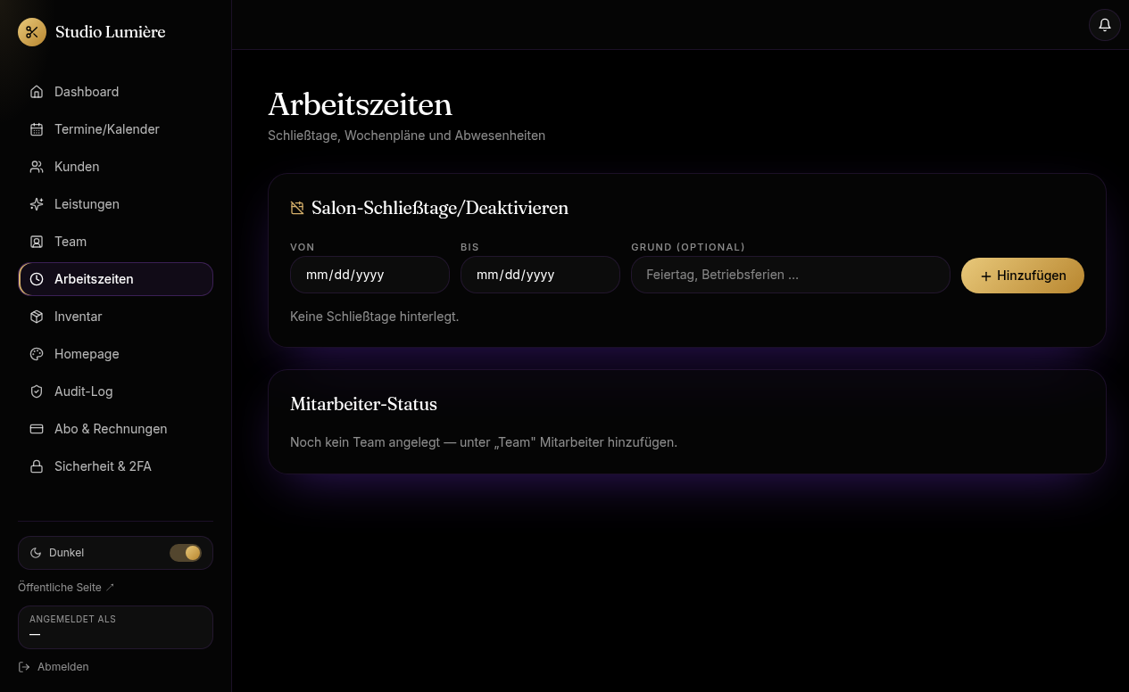 Arbeitszeiten