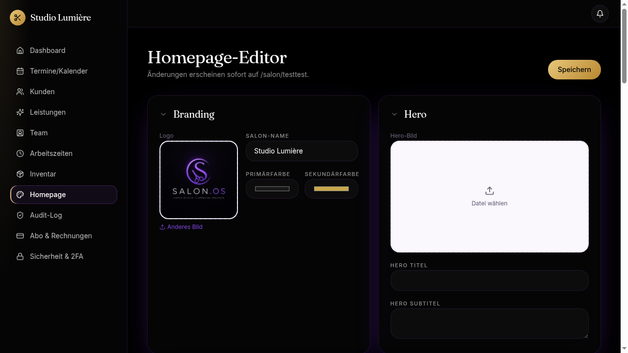 Homepage-Editor