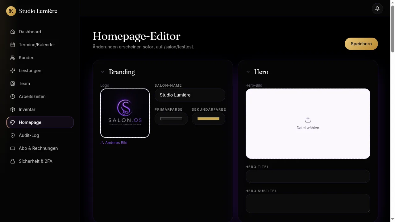 Homepage-Editor